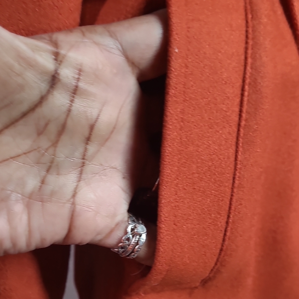 Women's Orange Jacket - Picture 3 of 9